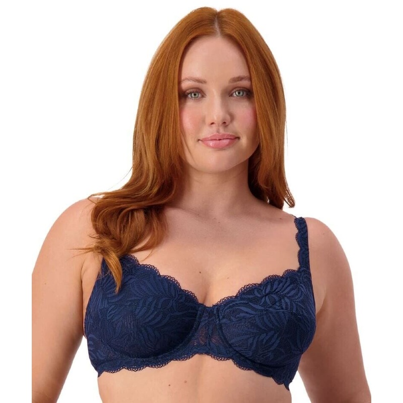 Triumph Essential Lace Balconette Bra – Navy Blue 32C