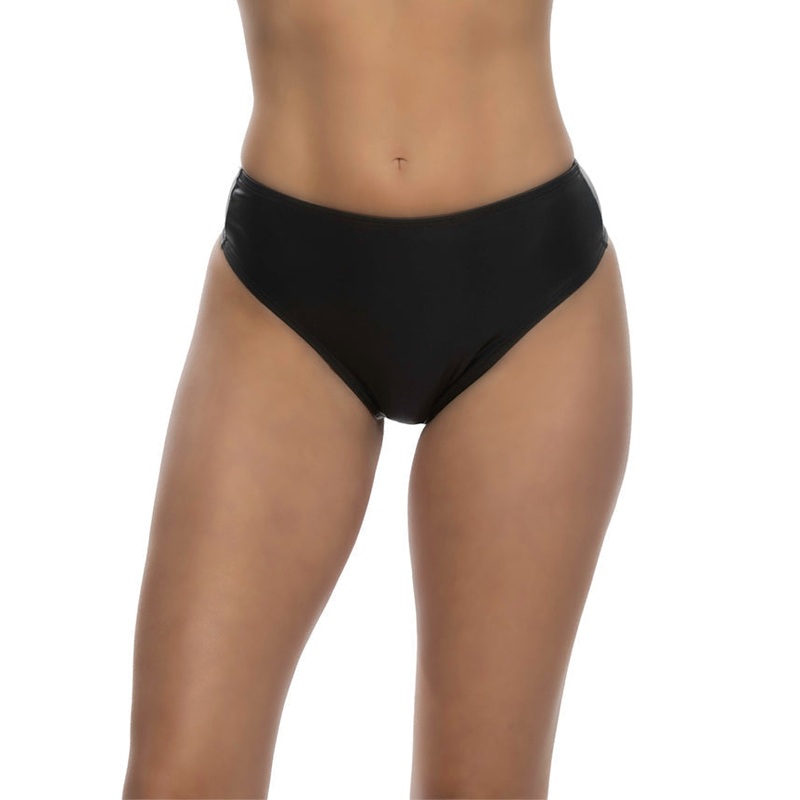 1pc Brazilian Coated Spandex Shorts Black Small