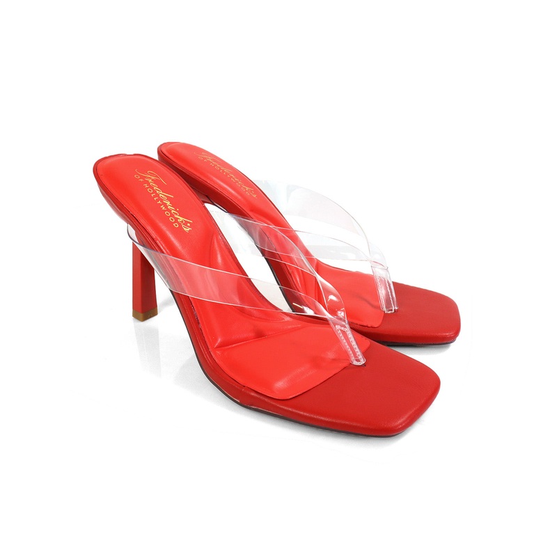 Annabelle Thong Sandal Red 5.5