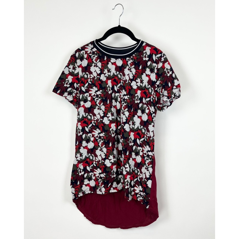 Red Floral Top – Small