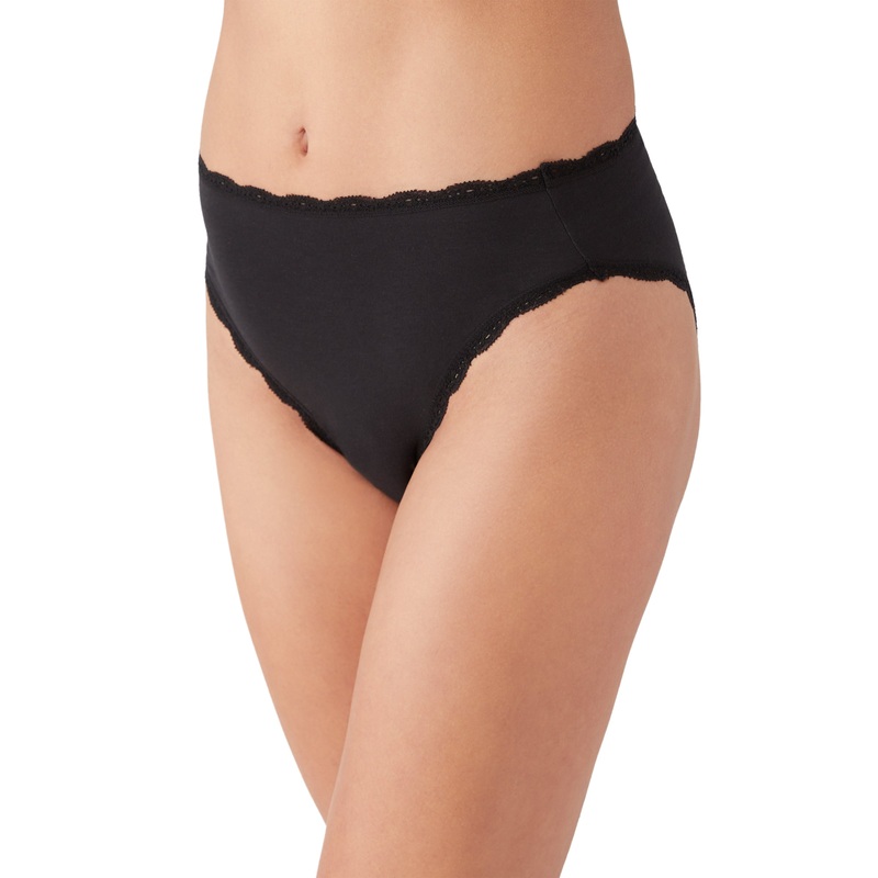 b.tempt’d Inspired Eyelet Hi-Leg Panty Small Wild Thing