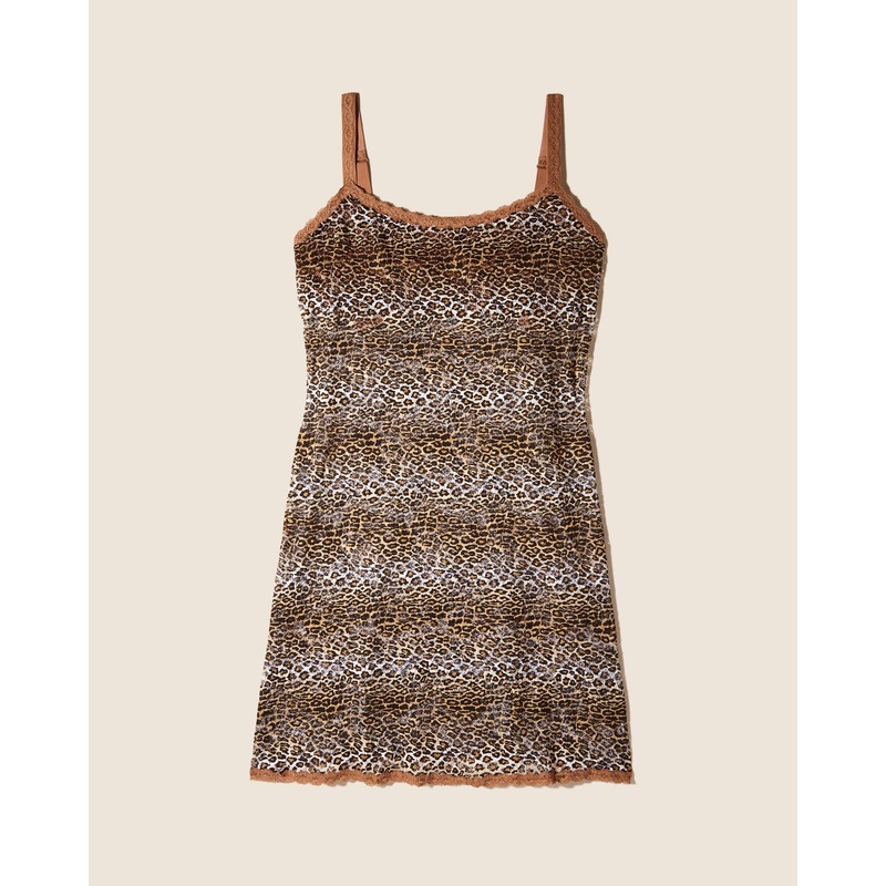 Camiseta Estampada Foxie Curvy. Neutral Leopard S