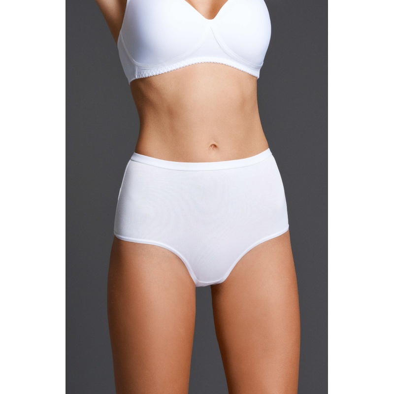 Cotton Panties Milavitsa 265450 – High-Waisted Slip 94/S White