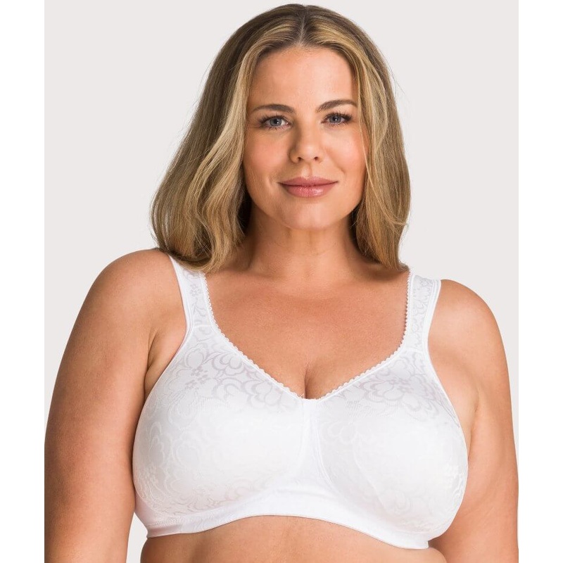 Playtex 18 Hour Ultimate Lift & Support Wire-Free Bra – White 34B