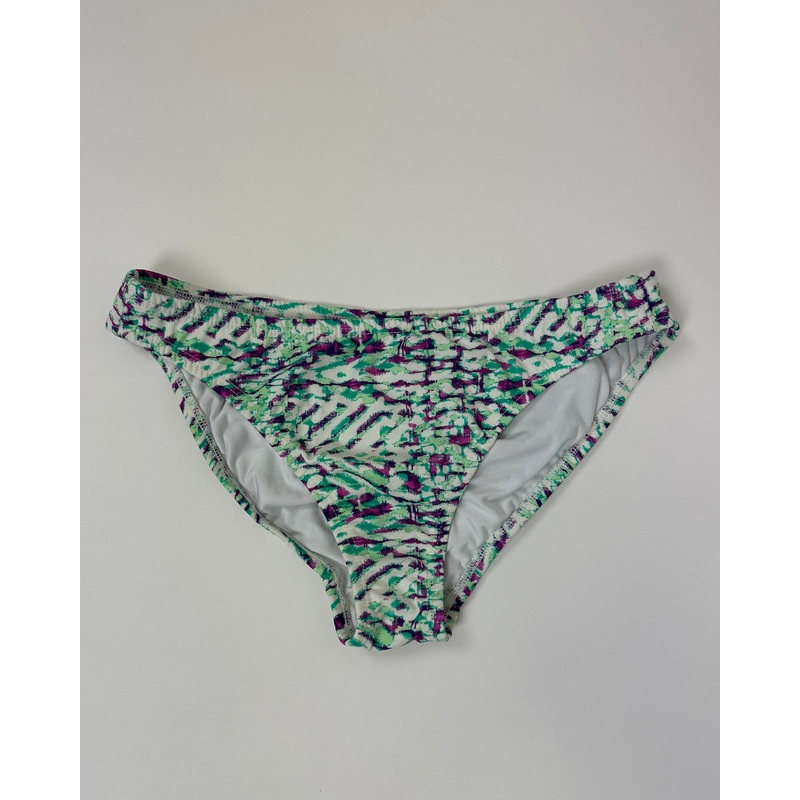 Purple and Green Abstract Swim Bottom – Small