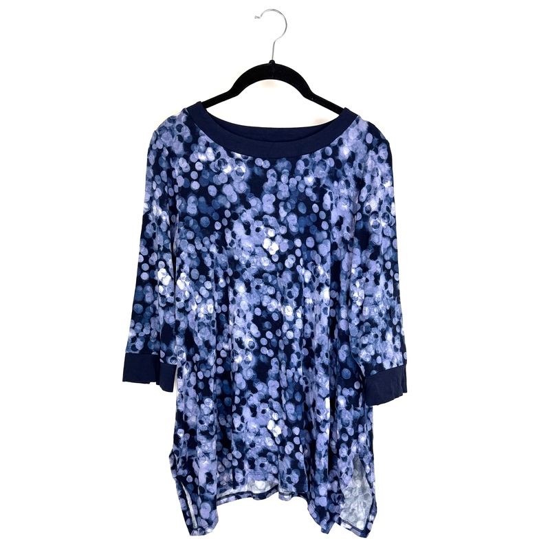 Blue Dot Pajama Set – Petite Small and 1X Petite Small (size 2/4)