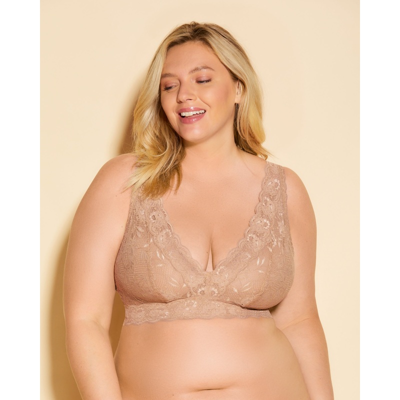 Ultra Curvy Longline-Bralette Plungie India XS