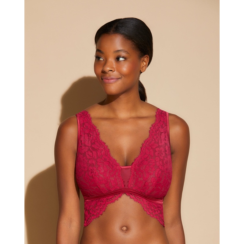 Bralette Curvy Deep Ruby P