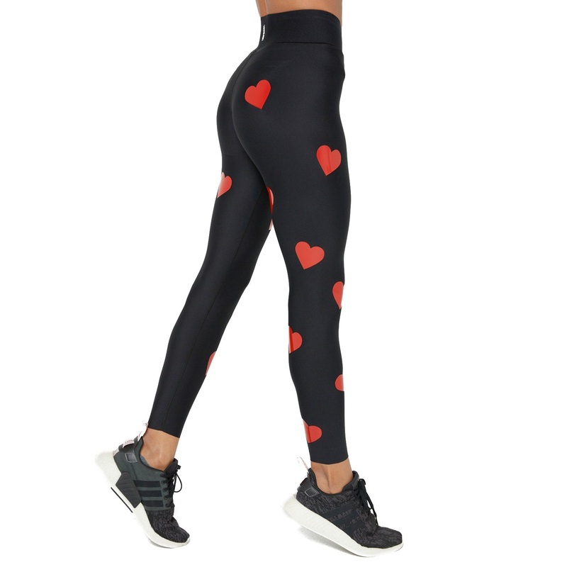 Heart Knockout Ultra High Legging XXS NERO/PATENT ROUGE Ultra High
