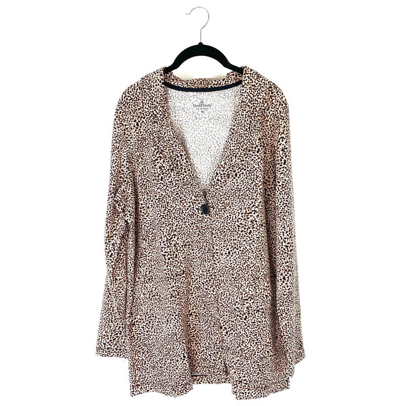 Leopard Print Cardigan – Size 10/12