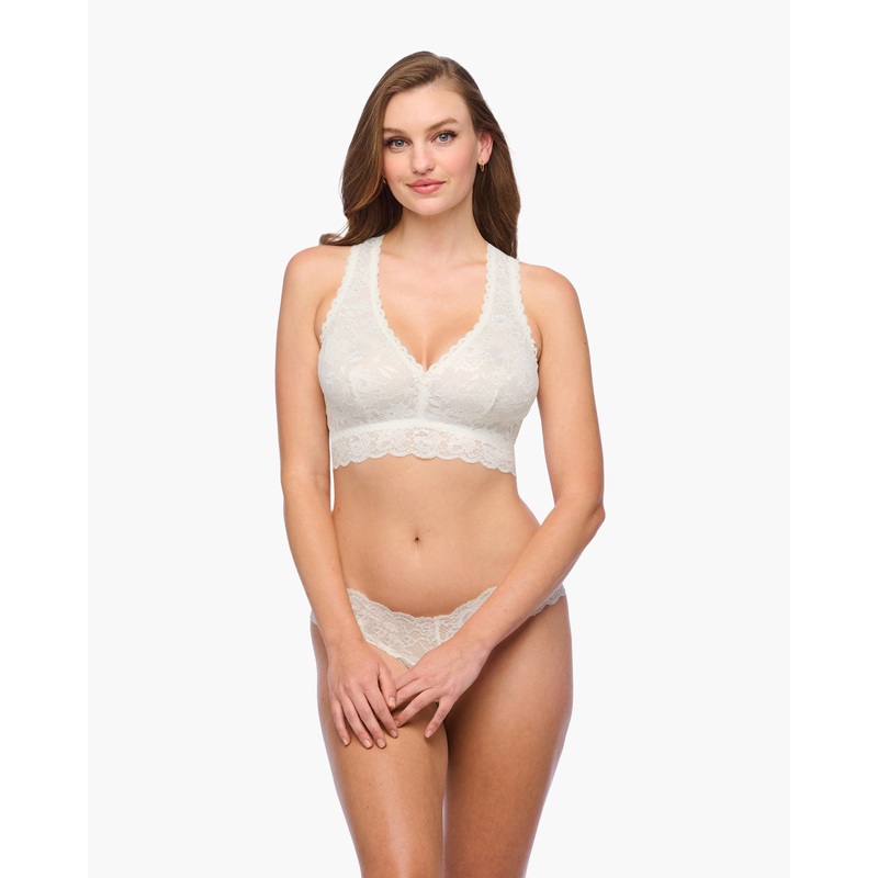 Bralette Curvy Racie Con Spalline Incrociate Bralette Moon Ivory XS