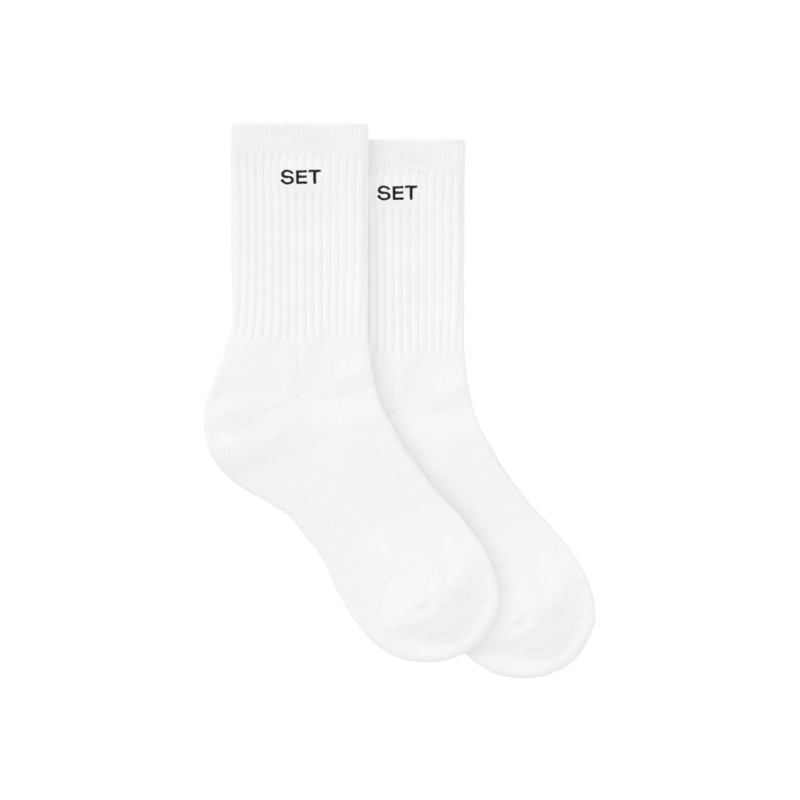 SET SOCKS – WHITE/ONYX Onyx One Size