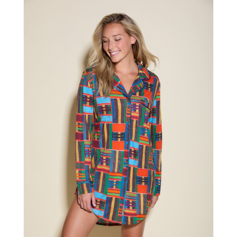 Chemise De Nuit  Imprims Kente XS
