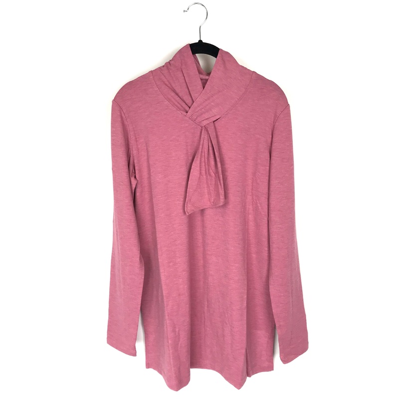 Long Sleeve Pink Top – Extra Small and Small Extra Small