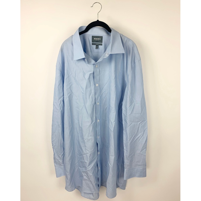 MENS Blue Long Sleeve Shirt – Size 20/38 20/38