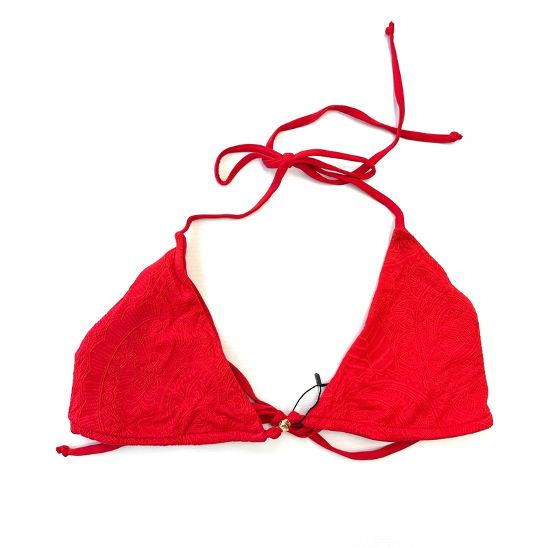 Red Embossed Triangle Bikini Top – Extra Large and Extra Extra Large Extra Large