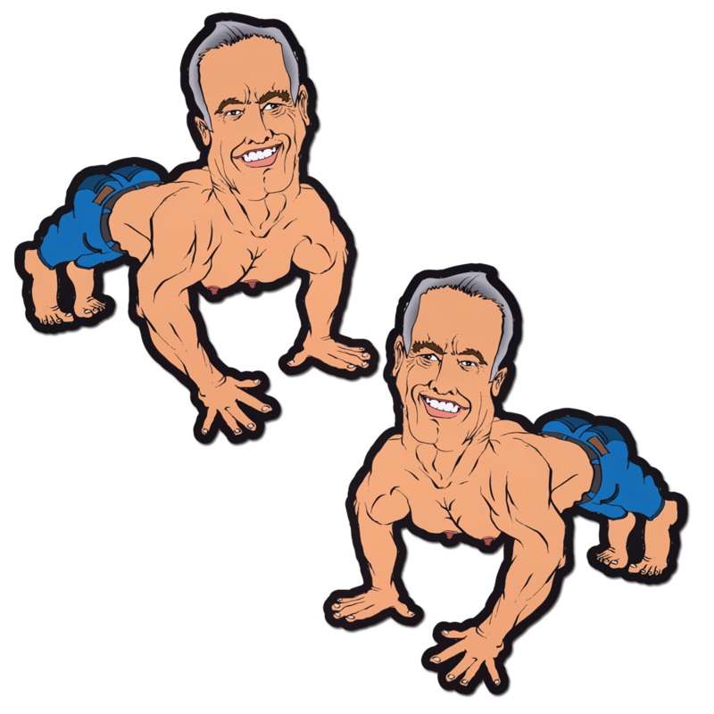 RFK Jr. Pasties Robert F Kennedy Push Up Muscle Man Nipple Covers by Pastease