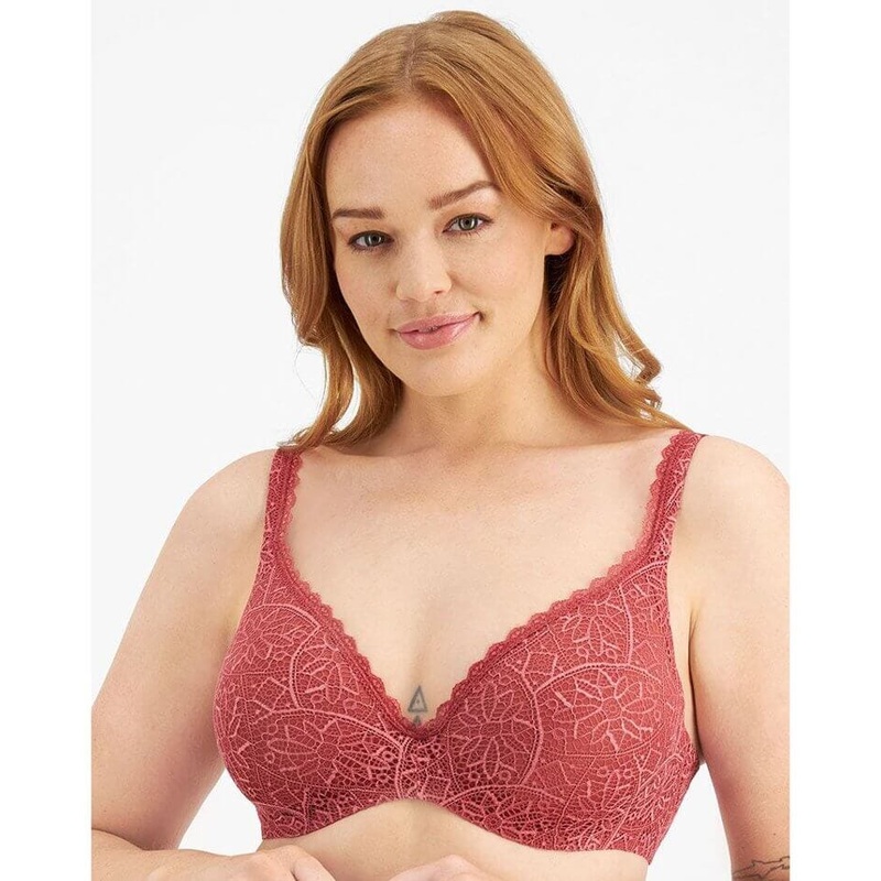 Berlei Barely There Lace Contour Bra – Copper Rouge 34C