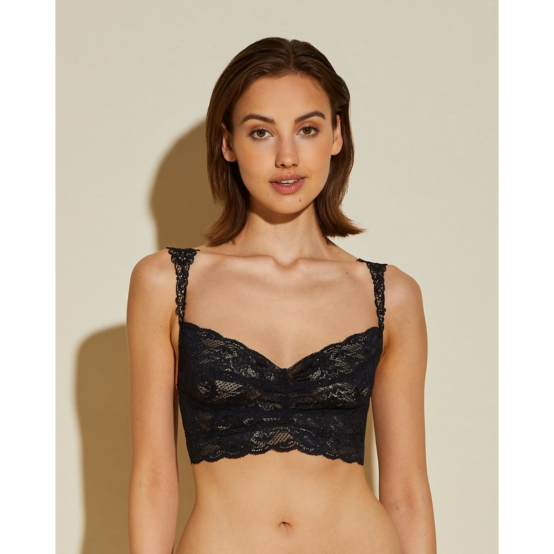 Bralette De Macram Sweetie Negro S