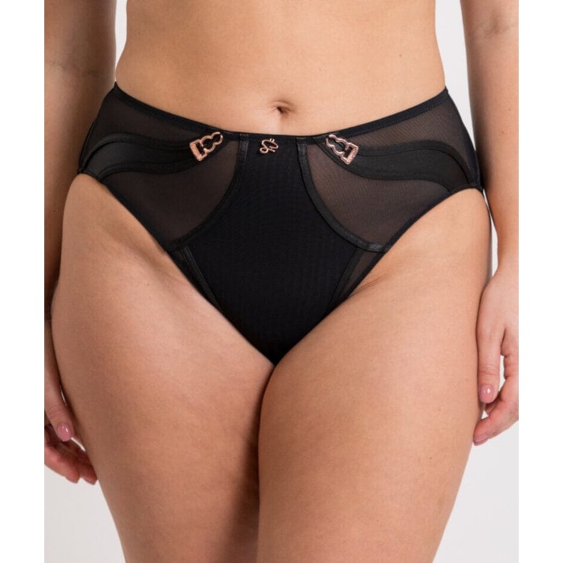 Scantilly Suspense High Waist Brief – Black 6