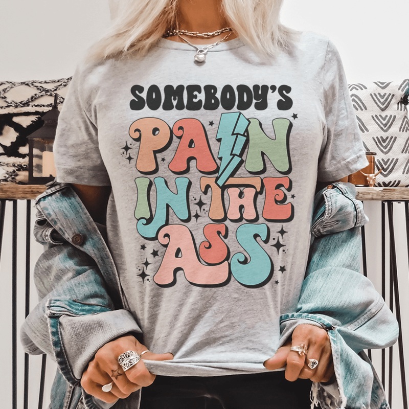 Somebody’s Pain Tee Athletic Heather S
