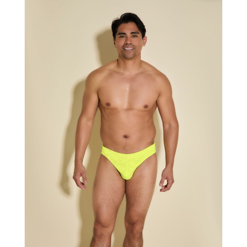Tanga De Hilo Clsico Neon Yellow S