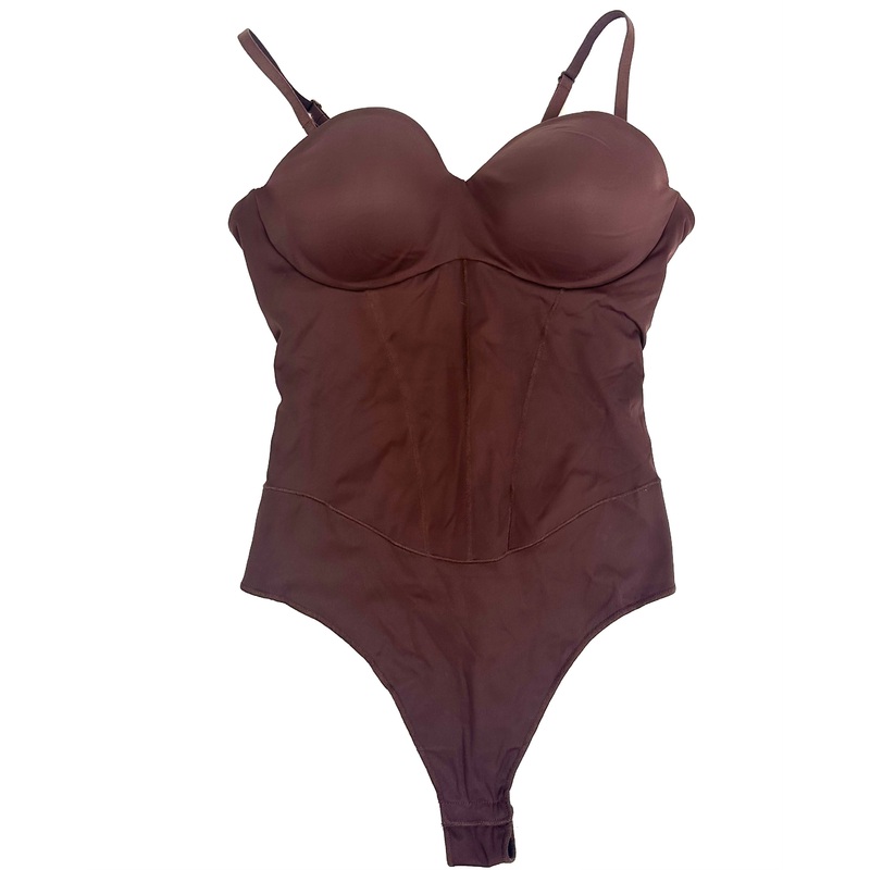 Brown Underwire Shapewear Bodysuit – Medium