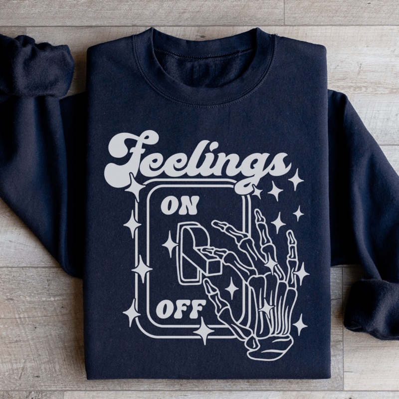 Feeling On And Off Sweatshirt Black S
