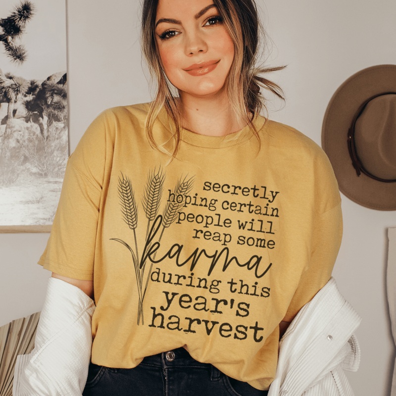 This Year’s Harvest Tee Mustard S