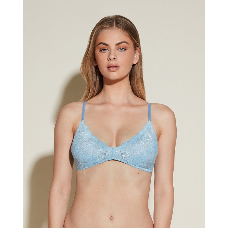 Triangle Bralette Aasmani Blue/Aasmani Blue S