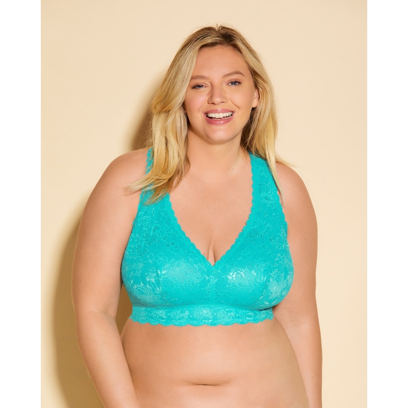 Ultra Curvy Racie Racerback Bralette Andaman Sea XS