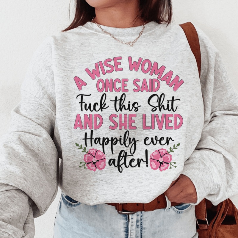 Wise Woman Sweatshirt Sport Grey S