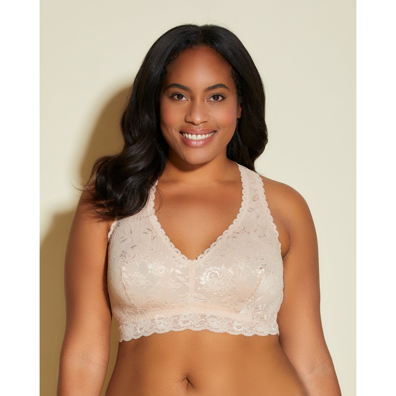 Bralette Con Espalda Cruzada Racie Extended Camel 1X