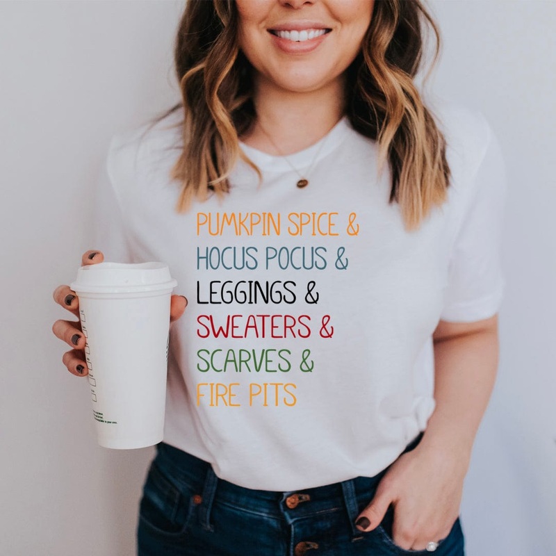 Fall Essentials Tee White S