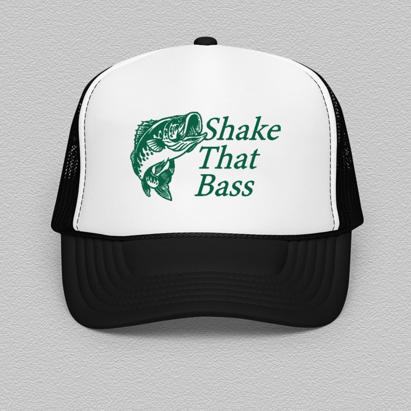 Shake That Bass Trucker Hat Light Pink / White / Light Pink