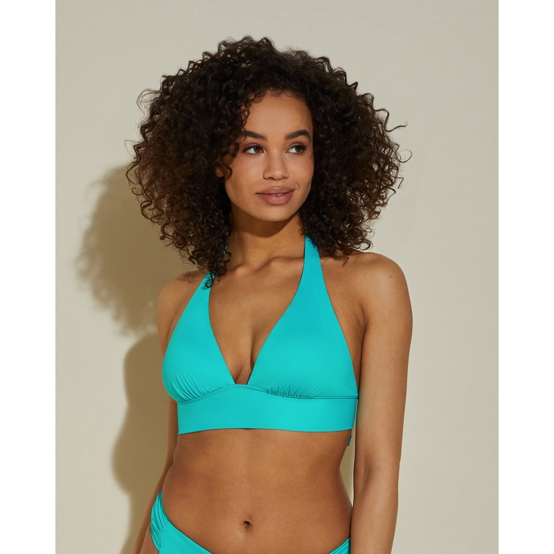 Top De Bikini Halter Addy Green XS