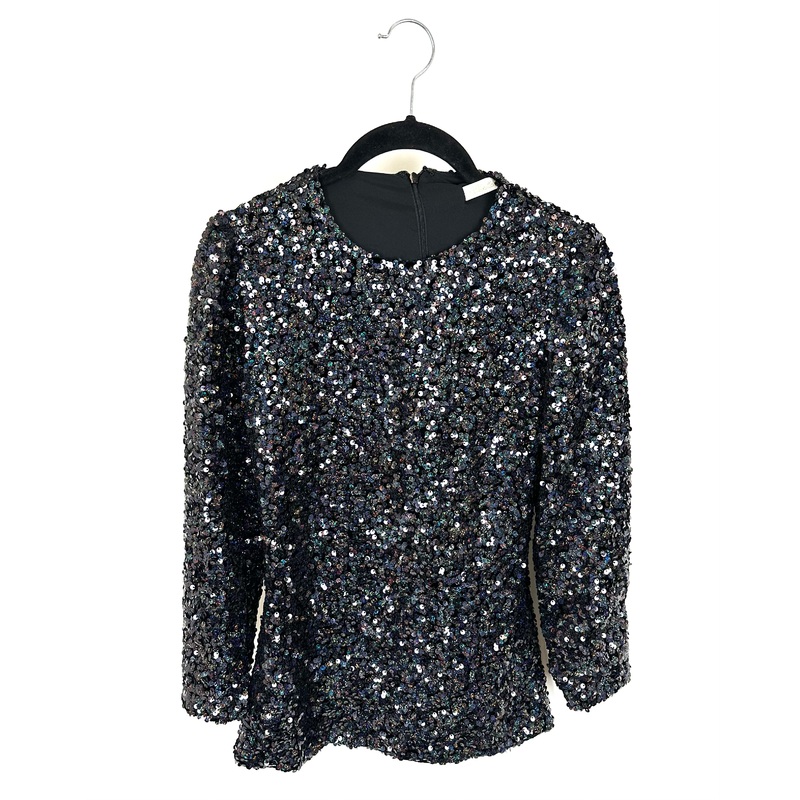 Black Sequin Top – Size 4