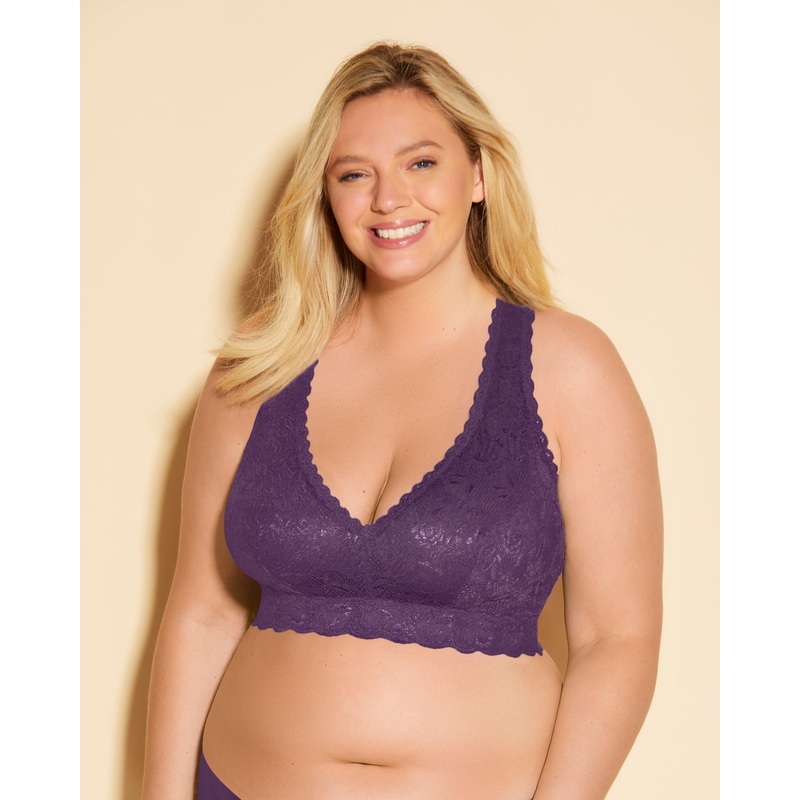 Bralette Con Spalline Incrociate Ultra Curvy Zaadi Purple XS
