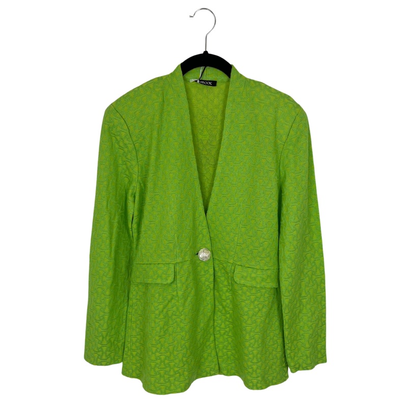 Bright Green Texture Jacket – Size 2- 26W Extra Small (Size 2-4)