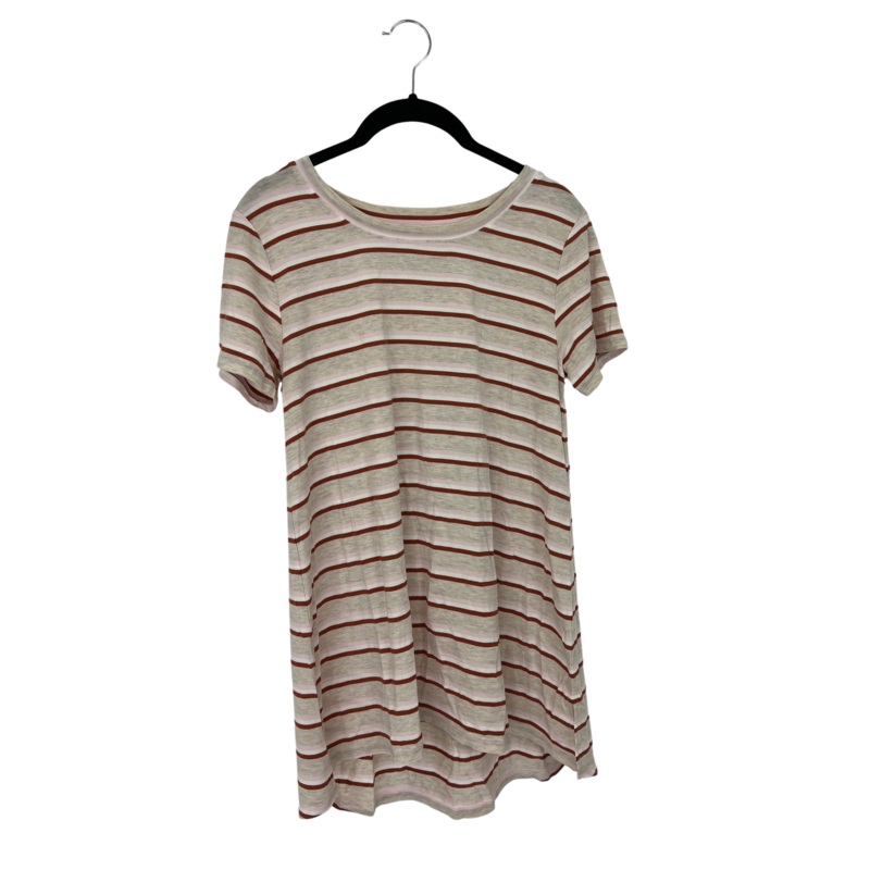 Cream and Pink Striped Tunic – Size 2/4 and 6/8 Extra Small (size 2/4)