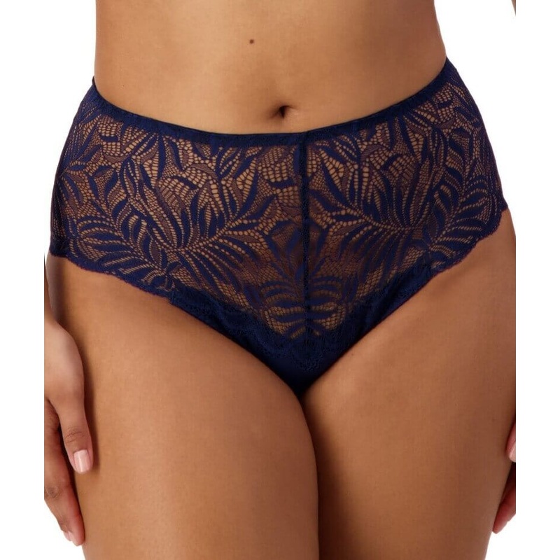 Triumph Essential Lace Maxi Brief – Navy Blue S