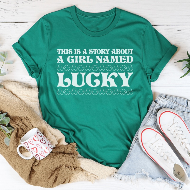 A Girl Named Lucky Tee Kelly S