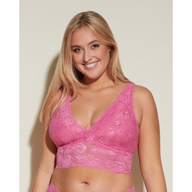 Bralette Extended Plungie Longline Rani Pink 1X