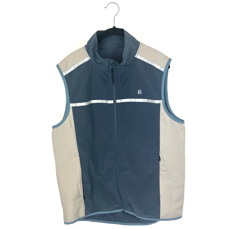 MENS Steel Blue and Gray Vest – Medium