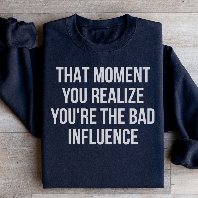 Bad Influence Sweatshirt Black S