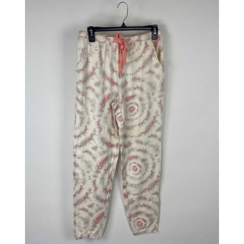 Pink and Purple Tie-Dye Joggers – Small