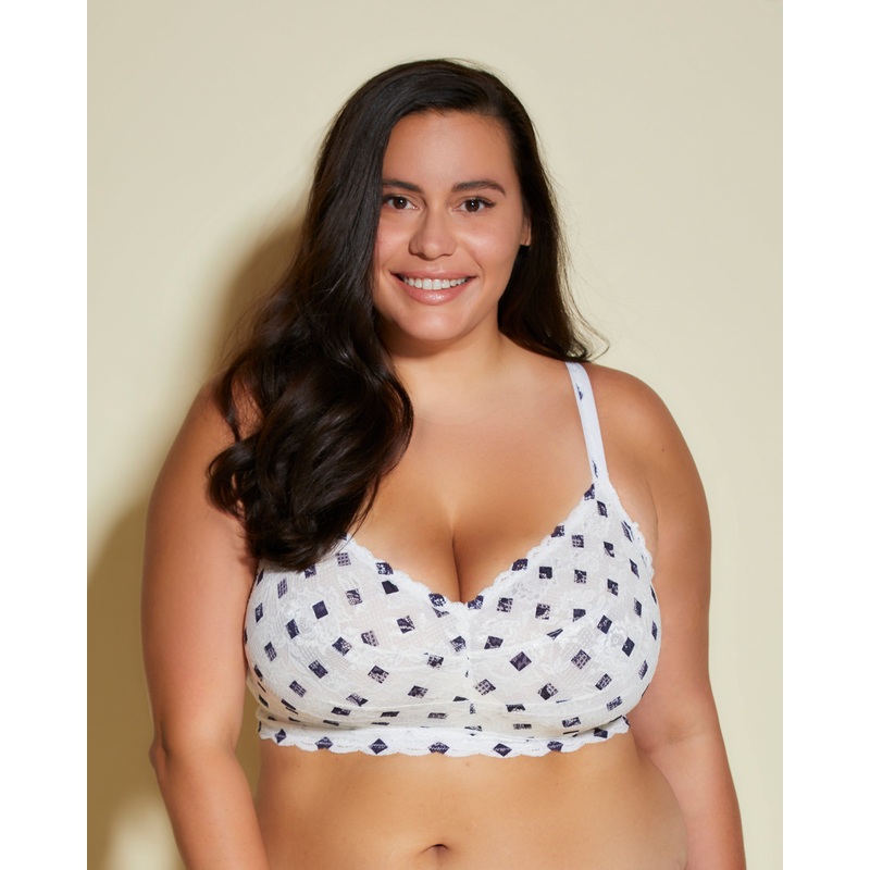 Ultra Curvy Sweetie Bralette Diamond Navy XS