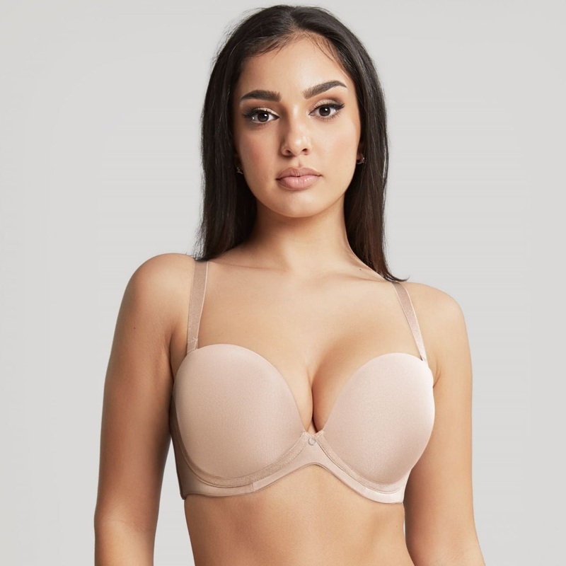 Faith Moulded Strapless Plunge Bra – 10660 – Latte NEUTRAL 30E