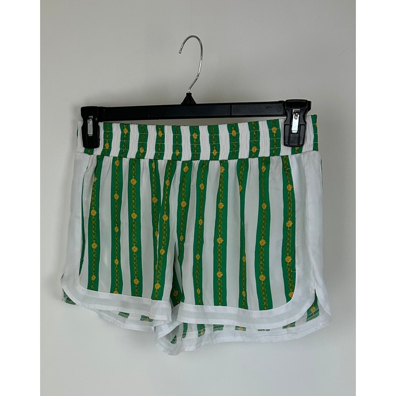 Green And White Pajama Shorts – Size 4/6