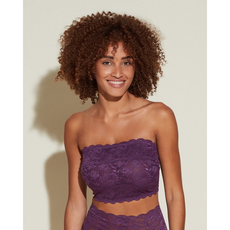 Sujetador Bandeau Flirtie Curvy Zaadi Purple XS